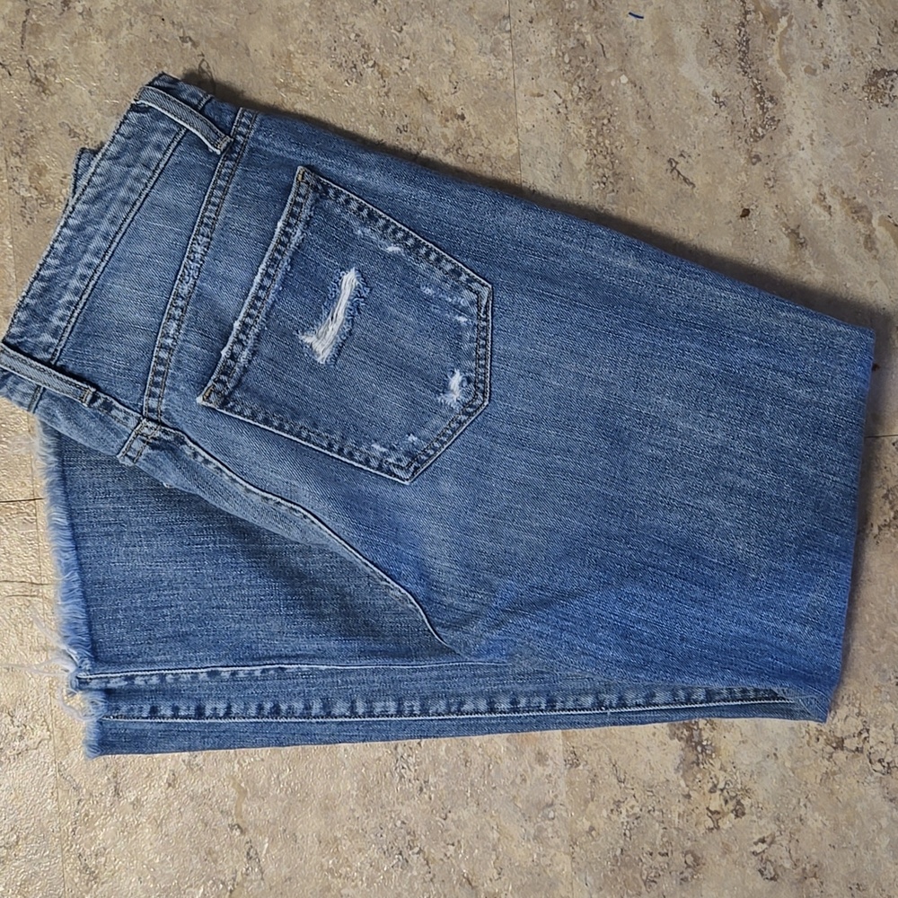 Flying Monkey Distressed Button Fly Straight Jeans - image 5